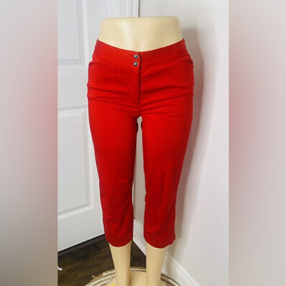 size 4 petite Jones New York Signature stretch ankle pant